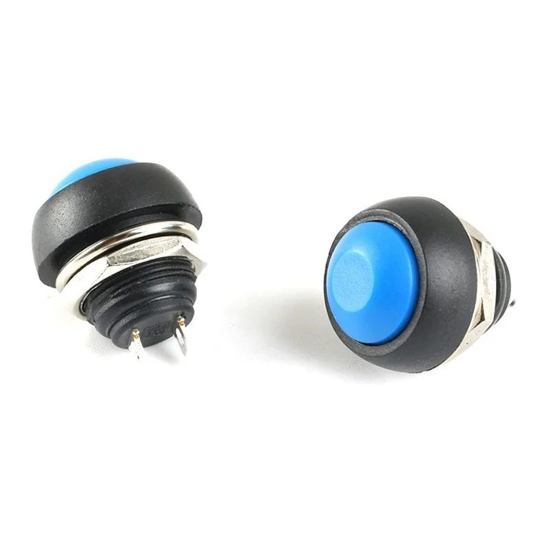Mini Switch 12mm 1A waterproof switch pbs33b 12v momentary Push button Switch reset Non-locking pbs-33b