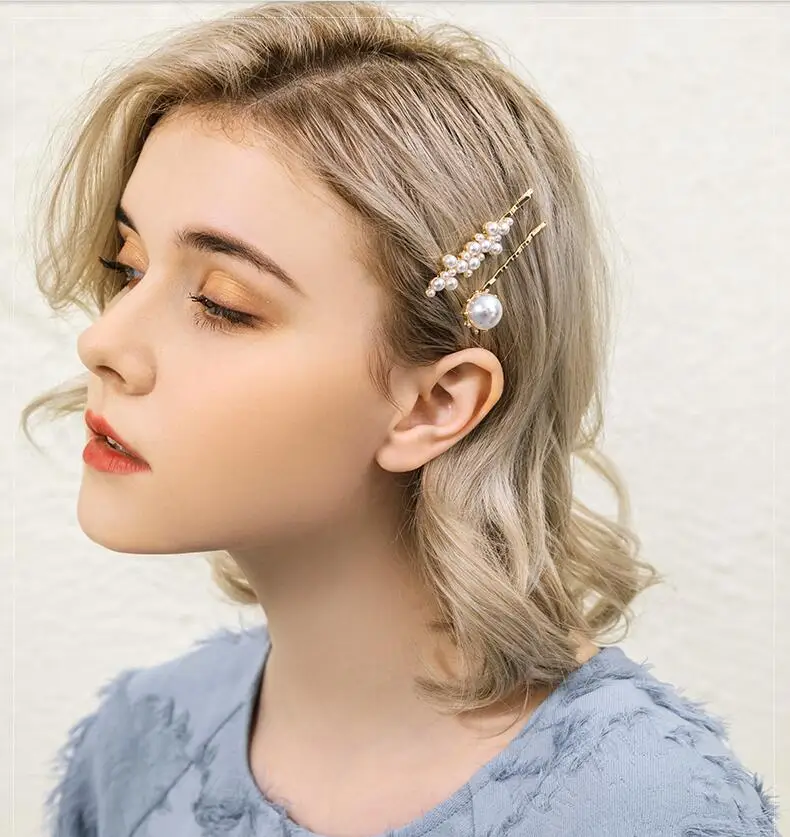 Corea Moda Perla Dei Capelli Spille S Pinze Spille Barrettes Accessori Dei Capelli Delle Donne per Le Donne Delle Ragazze Dei Capelli Hairclip