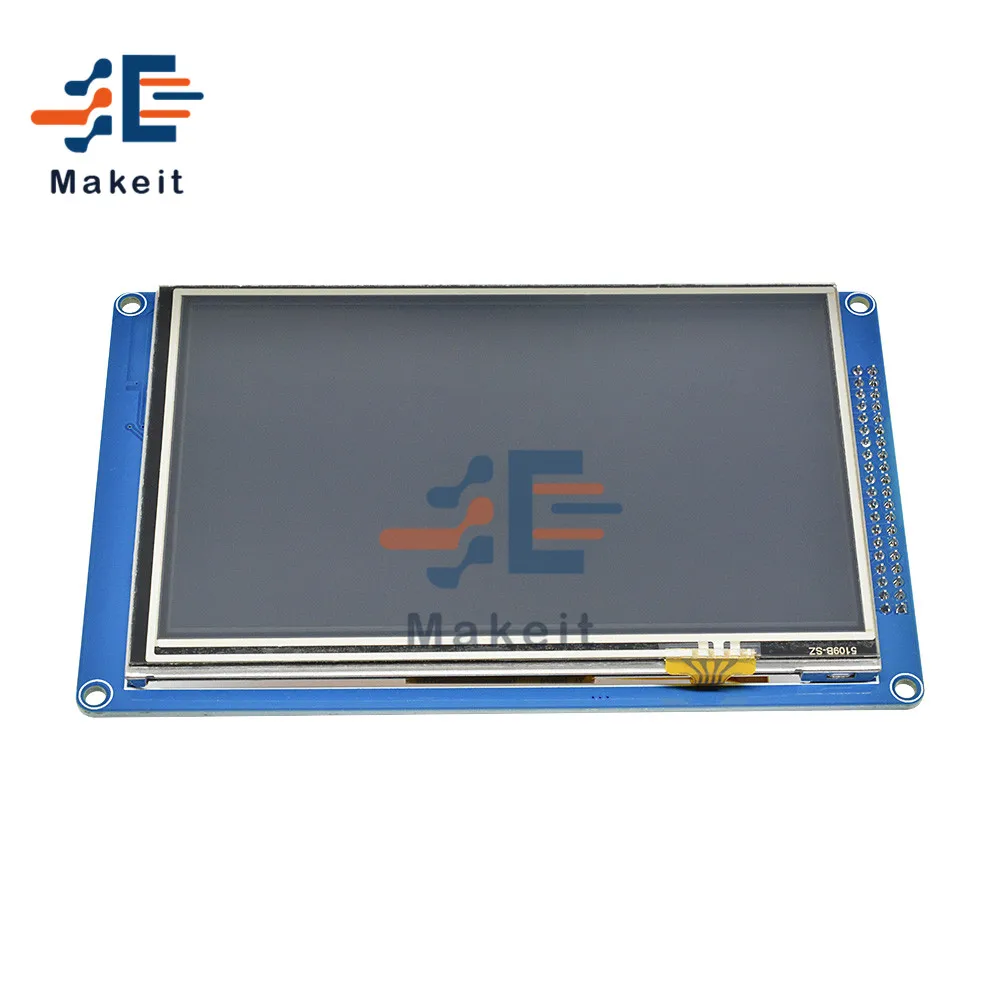 5.0 visual módulo de exibição lcd tft de 5.0 polegadas tela de painel de toque módulo placa pcb driver ic ssd2020 cartão sd para avr stm32