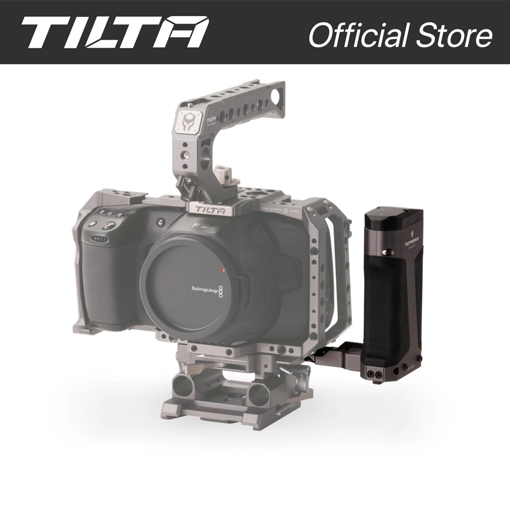 TILTA Side Power Handle Type I/II/III (F570 Battery) for Sony a7/a9 and Canon 5D/7D BMPCC 4K 6k Z CAM Nikon Z6/Z7 Camera Cages