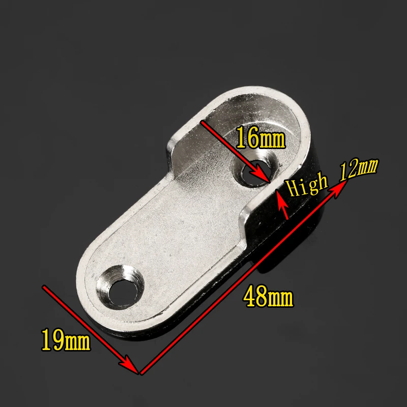 1 Pieces Of Wardrobe Clothes Tube Support Base Wardrobe Wardrobe Rod Bracket  Thickened Base