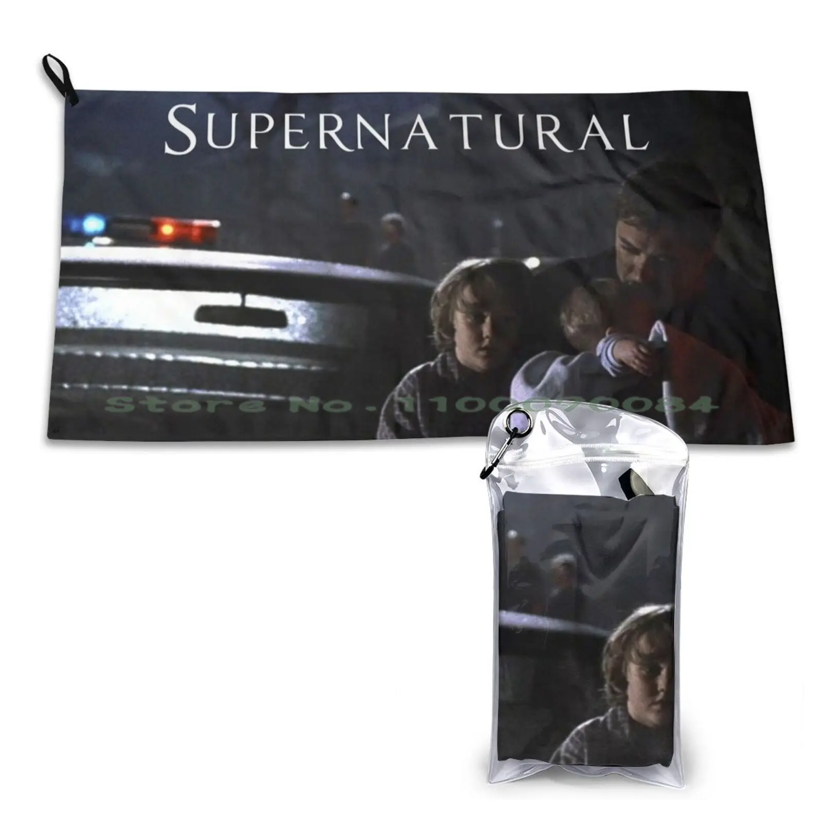 Winchesters ( Supernatural ) Quick Dry Towel Gym Sports Bath Portable Floral Dice And Jester Lavorre Kawaii Cute Lovecore