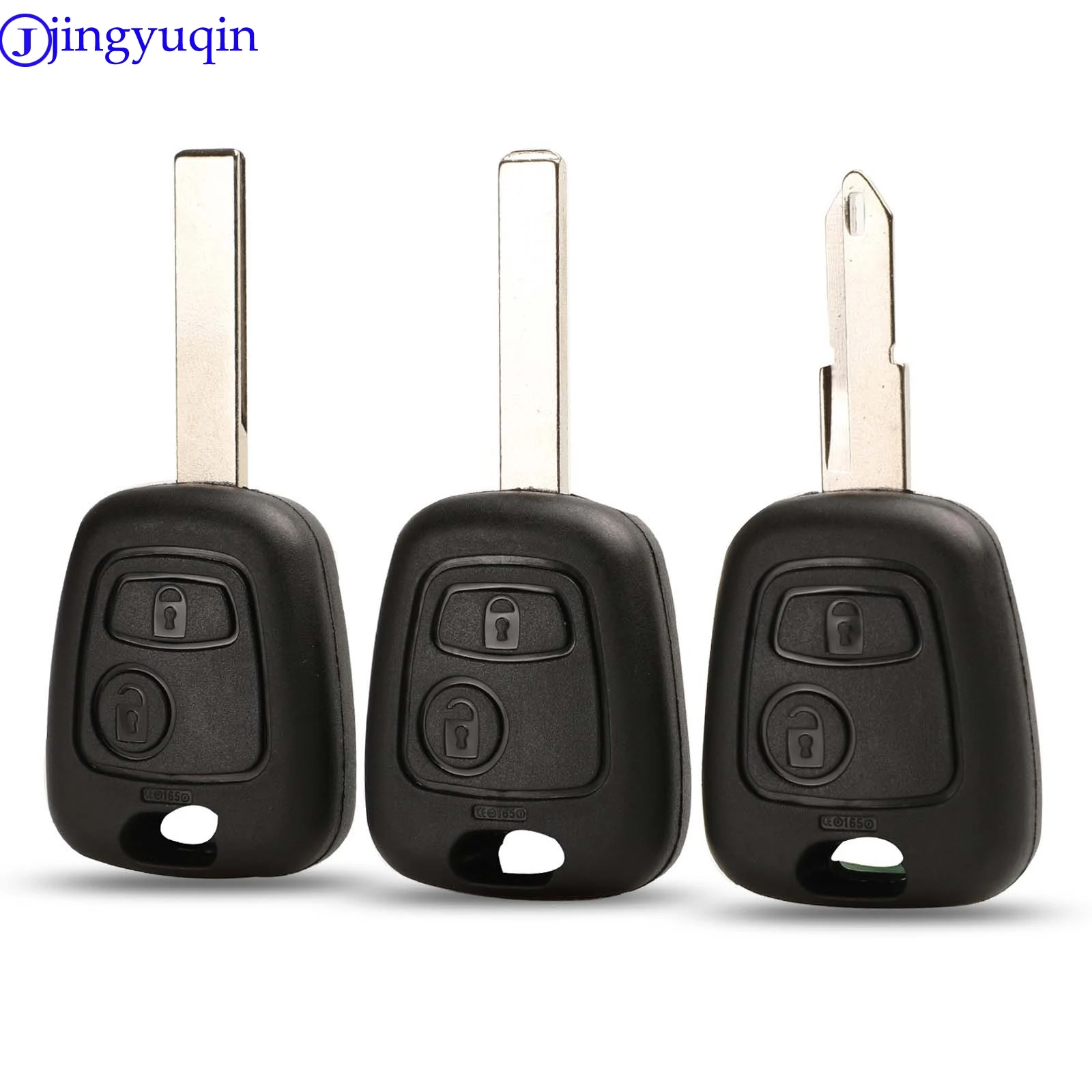 

jingyuqin 10ps 2 Buttons NE73/VAC102/VA2/HU83 Blade Remote Key Fob Controller Cover Case For PEUGEOT 206 For Citroen Shell