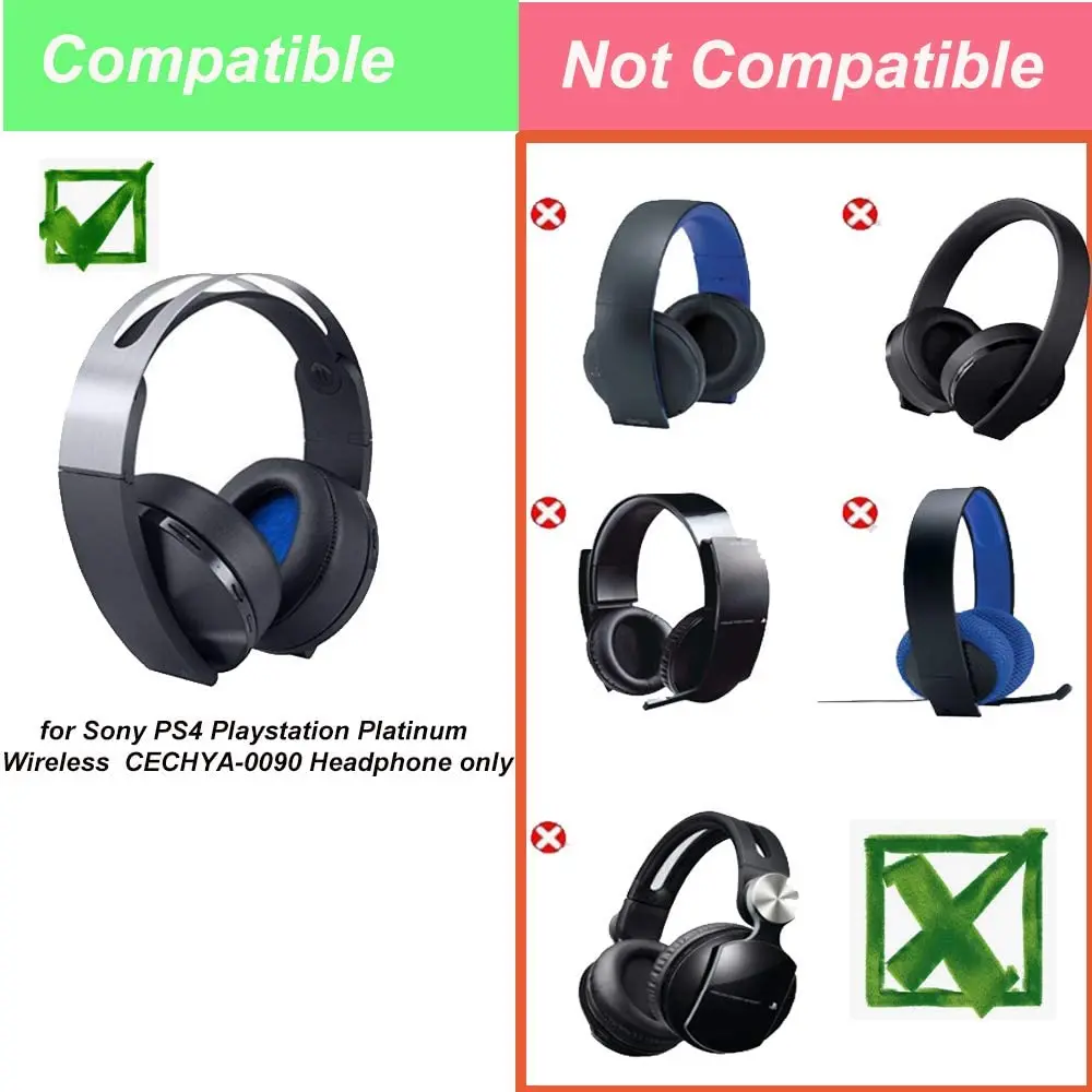 Auriculares de repuesto para Sony PS4 Playstation, cascos inalámbricos Platinum, Playstation 4, CECHYA-0090