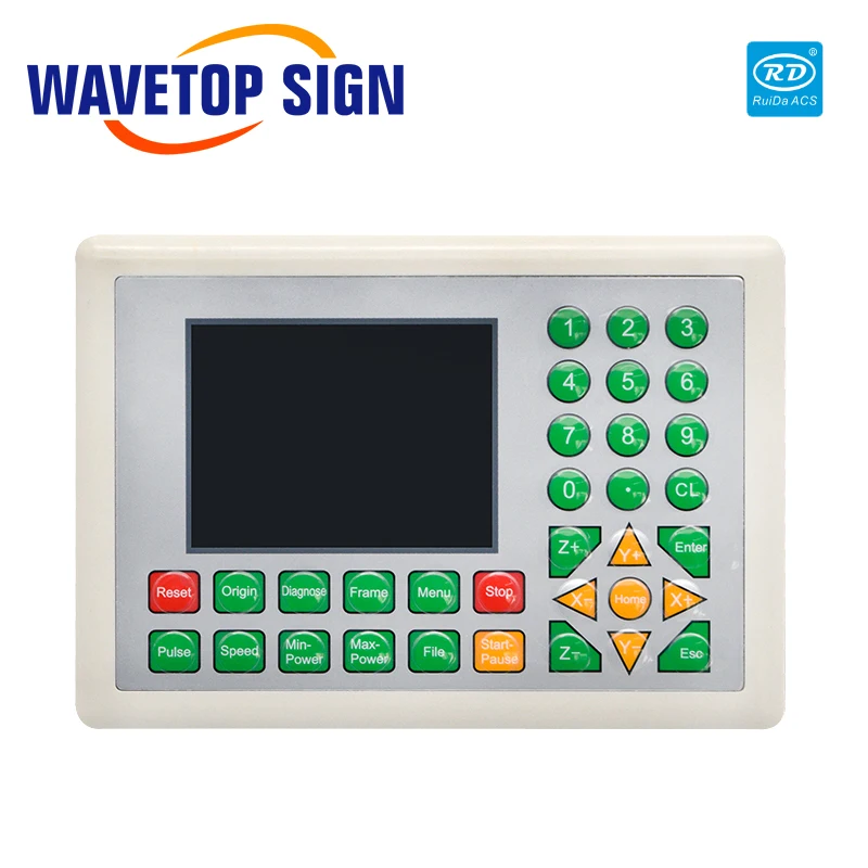 WaveTopSign Ruida RDC6332M RDC6334M (With Touch Screen) Metal / Non-metal Laser Controller for Co2 Laser Engraver Cutter Machine