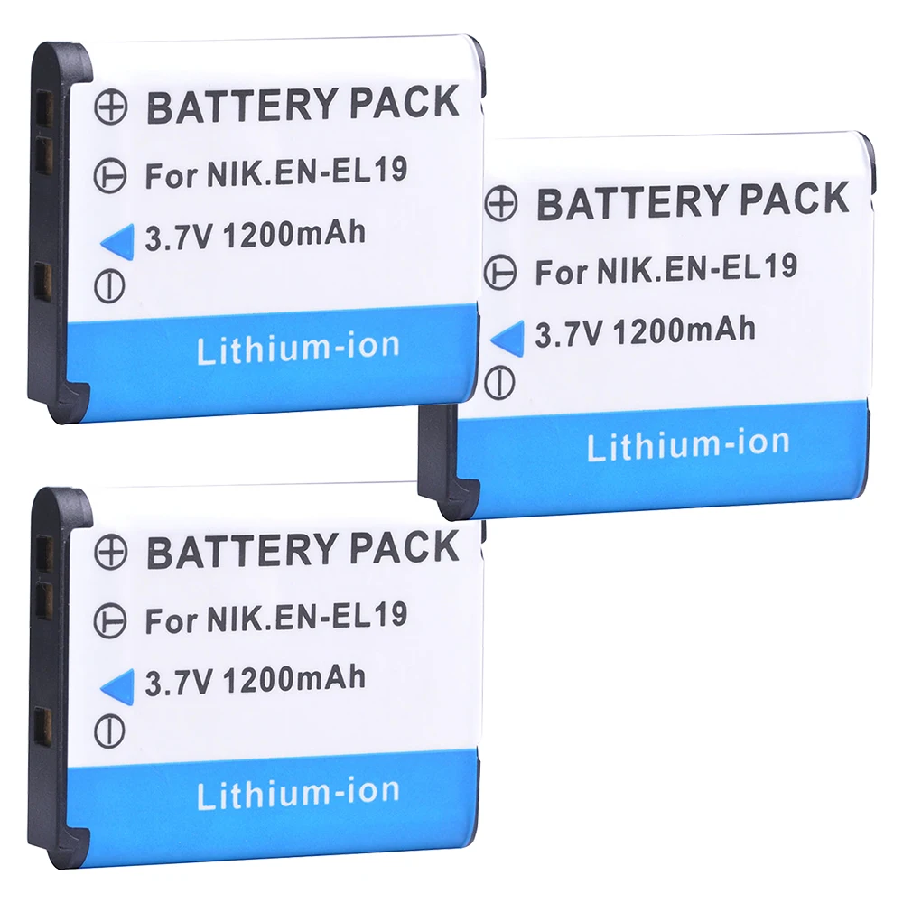 Аккумулятор для фотоаппаратов Nikon Coolpix S32 S33 S100 S2500 S2750 S3100 S3200 S3300 S3400 S3500 S4100