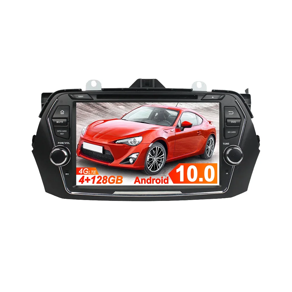 Android10.0 DSP Car CD DVD Player Car GPS Map Navigation For Suzuki CIAZ Alivio 2014-2016 Car Radio Mirror Link MP3 Video Player