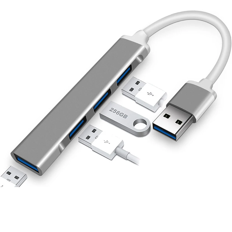 USB 3,0 HUB 4Port USB 3,0 Splitter Adapter Für Macbook Pro PC Laptop Notebook Extender Mini Dock USB 3,0 hub Computer Zubehör