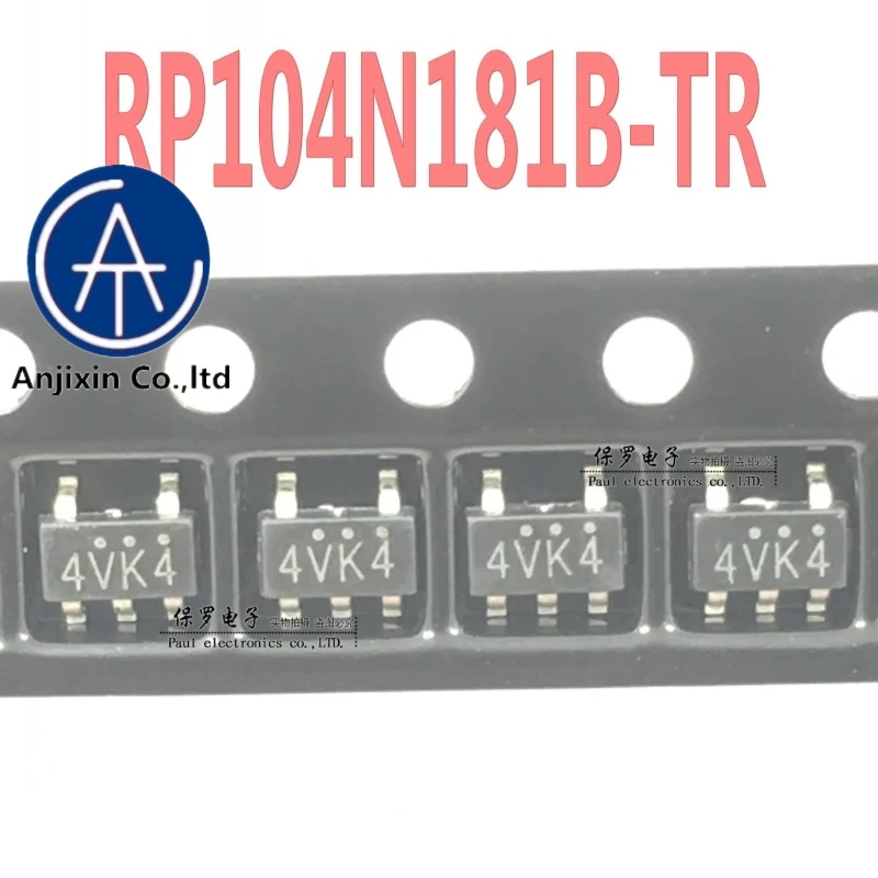 10pcs 100% orginal and new voltage regulator chip RP104N181B-TR-FE RP104N181B SOT23-5 in stock