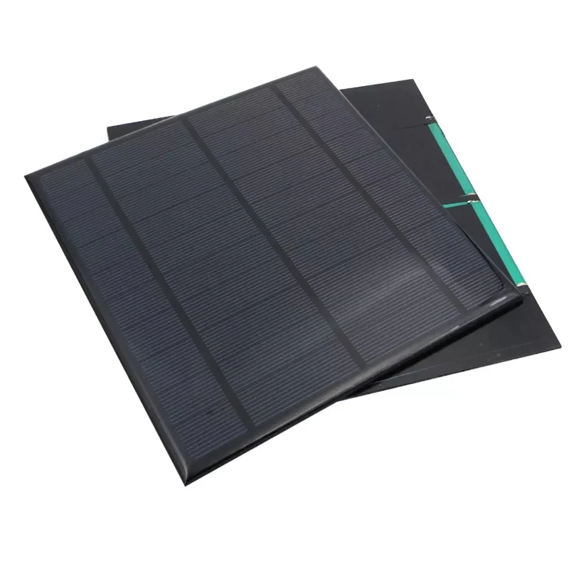 Solar Photovoltaic Panel With Extend Wire 5V To 18V Polycrystalline Silicon Mini Solar Cell Cable toy PV Panels 0.75W To 10W