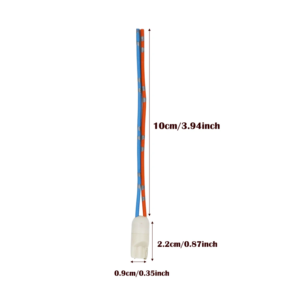 YSY 2pcs New T10 Socket Holders Base T10 w5w Car Headlight Assembly Male Socket Plug Adapter Extended Wire Connector
