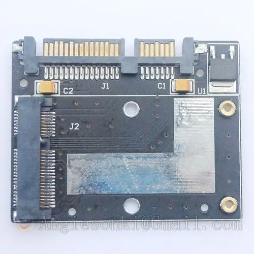 Card Slot 52 Pin 50mm Mini PCI-E MSATA SSD HardDisk Converter To 2.5