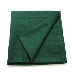 50cm*140cm Soft Deep Green Linen Cotton Material Garments Flax Fabric Diy