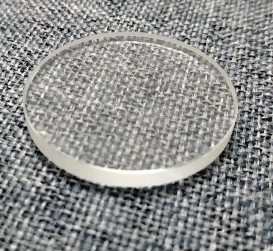 3.0mm Thick Flat Sapphire Watch Glass 30.5mm Diameter W3986