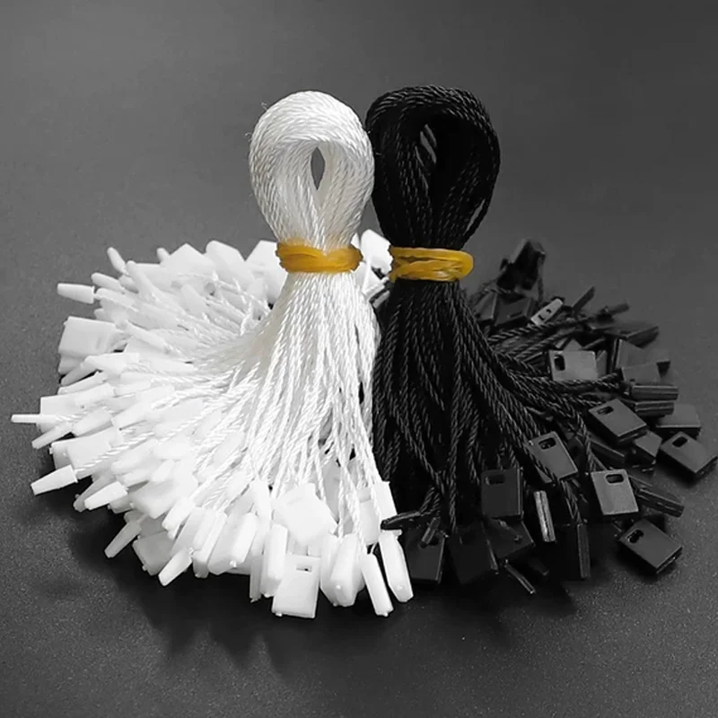 Polyester String Rope Cord Line for ClothingTag Square Buckle Label Price Seal Tag Garment Accessories