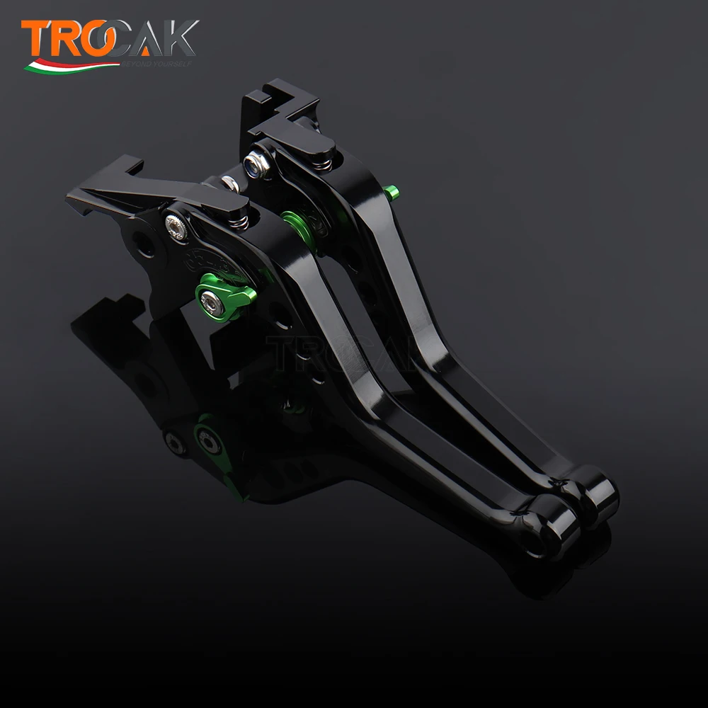 For Kawasaki Ninja 250 300 Ninja 400 Z400 Z250 Motorcycle CNC Accessories Short Adjustable Brake Clutch Levers