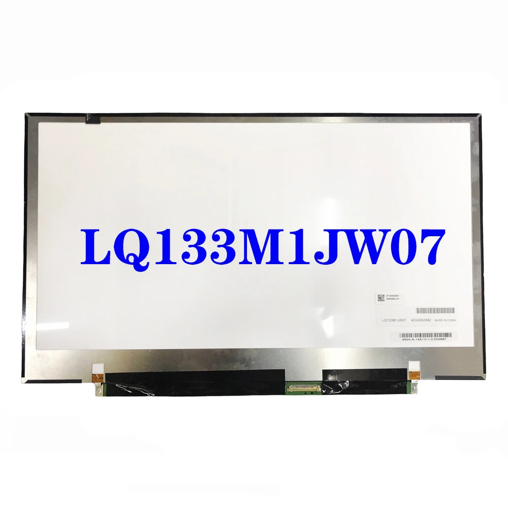 Lq133m1jw07 para 13.3 Polegada tela do portátil lcd painel de exibição edp 30 pinos fhd 1920x1080 ips substituição matriz