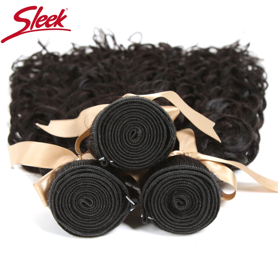 Slanke 28 Inch Krullend Menselijk Haar Bundels Water Wave Remy Braziliaanse Hair Extensions Singles Bundels Menselijk Haar Weven Bundels