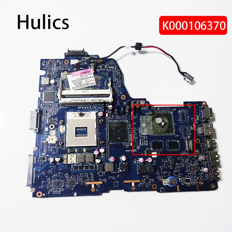 

Hulics Used K000106370 NWQAA LA-6062P Laptop Motherboard For Toshiba Satellite A665 A660 DDR3 Mainboard