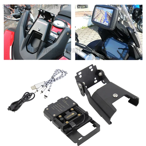 Nueva motocicleta para Ducati Multistrada 950 S de 2017 1260 de 2018 Enduro desde 2016 soporte para teléfono móvil soporte de placa GPS