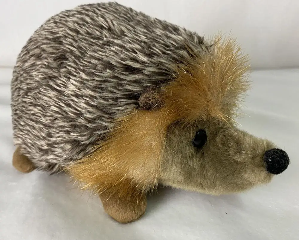 simulation hedgehog  plush toy lovely cartoon hedgehog 22cm soft doll kids toy decoration Christmas gift h1293