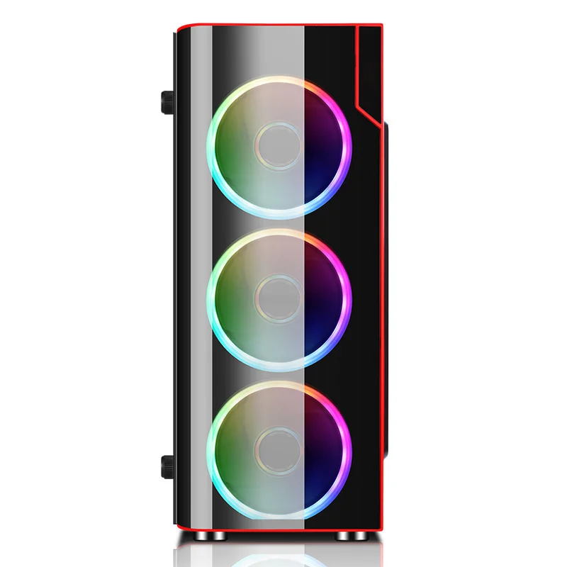 Fabriek Aangepast Ontwerp Core E5-2660 Led 16Gb DDR4 Hdd Ssd Gtx 1060 6Gb Gpu Vga Gaming Pc Desktop computer