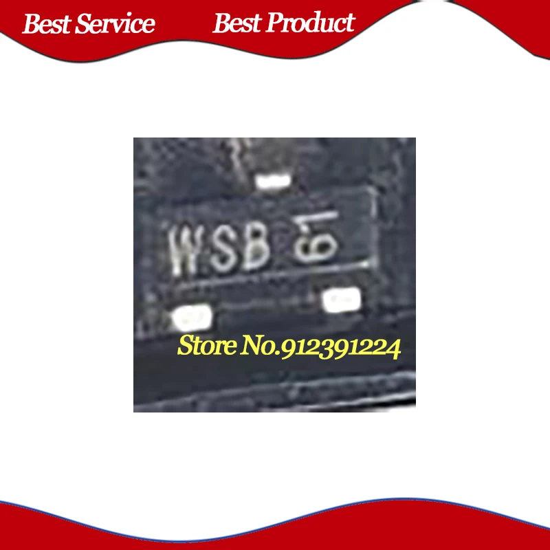 50 шт./партия BSS138BK WSB SOT23-3 новая и оригинальная фотография