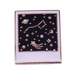 Constellation Polaroid Enamel Pin
