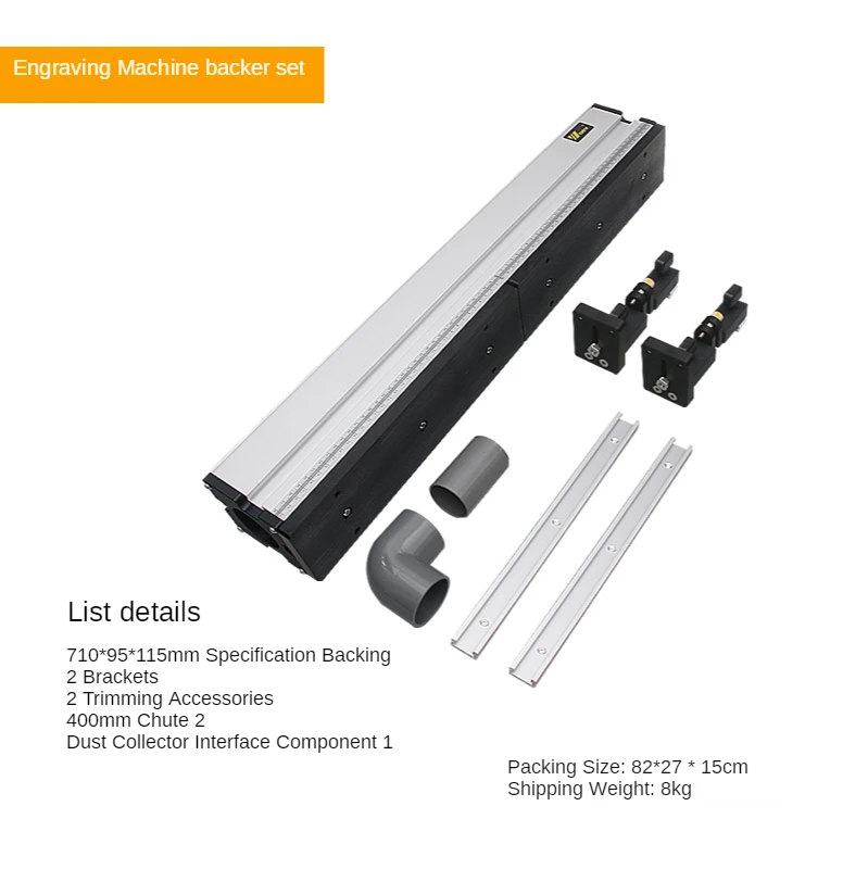 1 Set Woodworking Aluminium Profile Fence with Sliding Brackets Tools for Wood Work RouterTable Saw Table DIY Workbenches