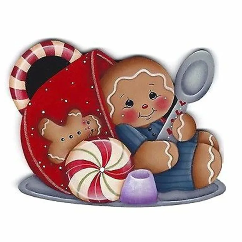 Clear stamp and Meatl Cutting Die gingerbread Man Transparent DIY Silicone Seals Scrapbooking Card Decoration