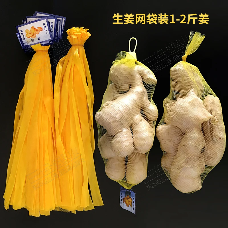 100pcs Garlic net bag Ginger net bag Net bag preservation net Kitchen storage bag Kitchen accessories Gardening net Food packag
