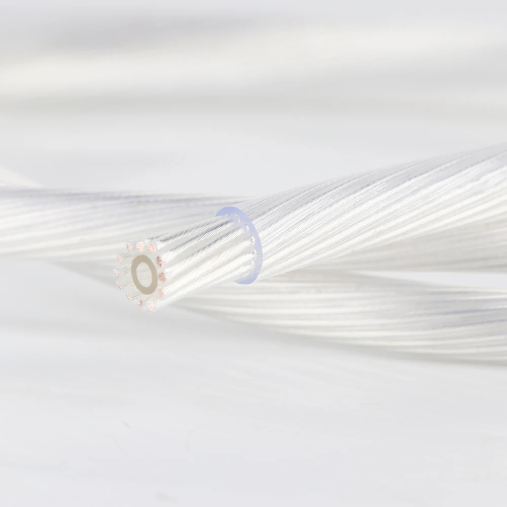 X420 Hi-end 4N OFC posrebrzany kabel luzem Hifi Audio 12 rdzeni głośnik Interconnect kabel Audio DIY głośnik luzem kabel