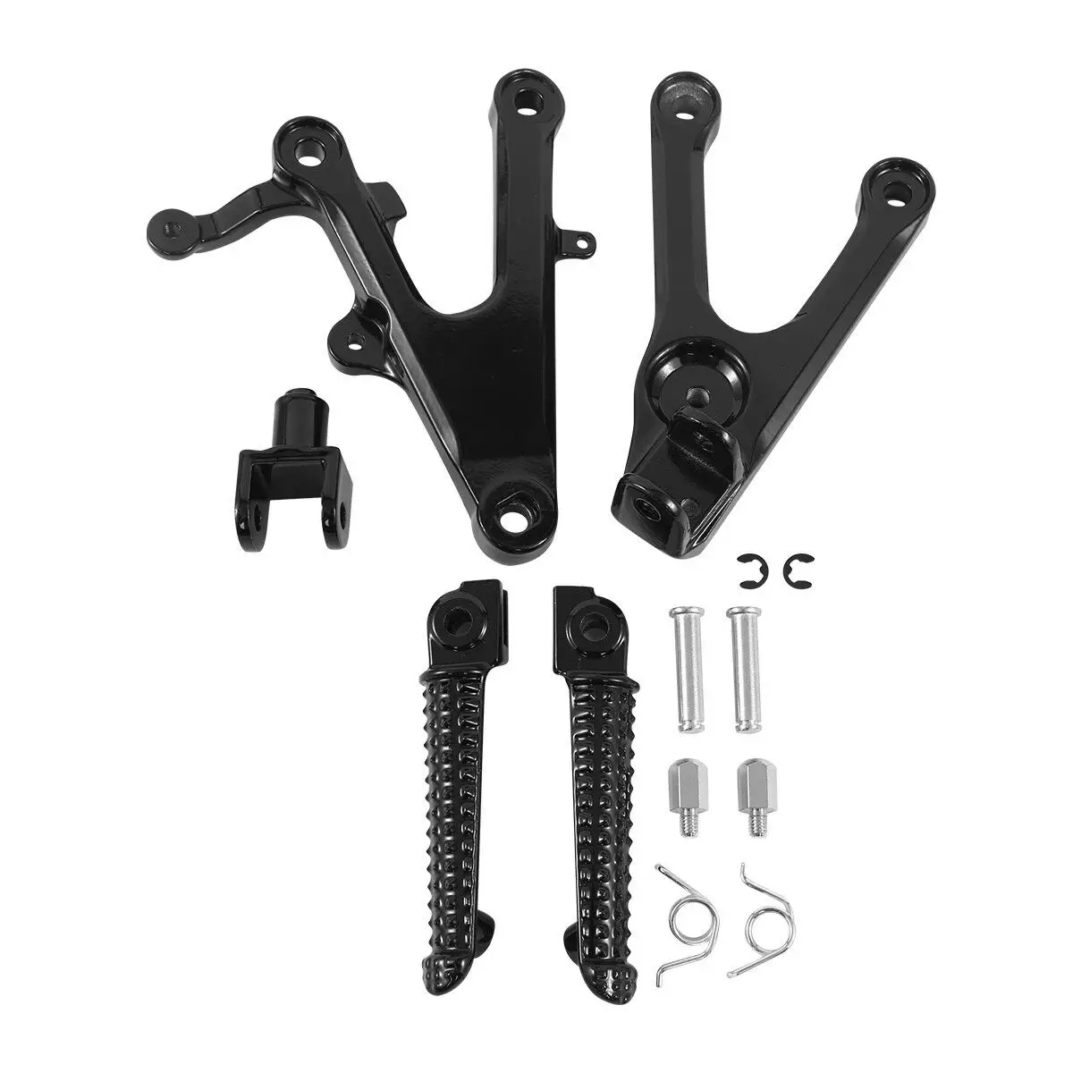 Motorcycle Front Footrest Foot Pegs bracket For Yamaha YZF R6 2003-2005 2004 YZF-R6S 2006-2009 2008 2007