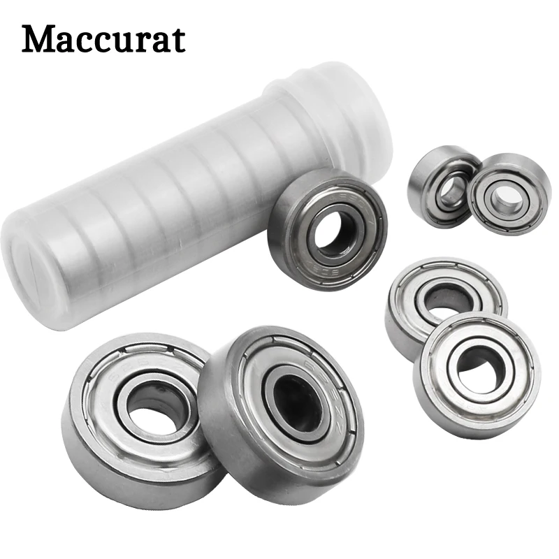 10PCS ABEC-5 Flange Ball Bearing 608zz 623zz 624zz 625zz 635zz 626zz 688zz 3D Printers Parts Deep Groove Flanged Pulley Wheel