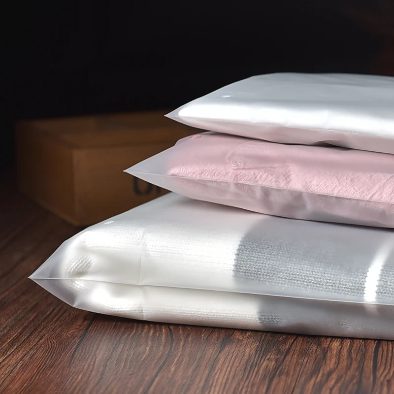TETP 10 Stück 14 Draht/18 Drähte mattierte Reißverschlusstasche für Zuhause, Reisen, Aufbewahrung, Kleidung, Unterwäsche, Verpackung mit Luftloch-Organizer – Detail 8