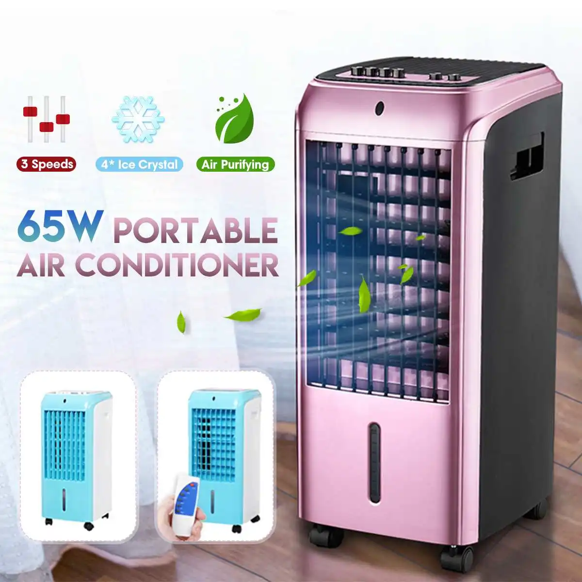 Draagbare Airconditioner Conditioning 65W 220V Natuurlijke Wind Air Cooling Cooler Fan Huishouden Voor Woonkamer Nieuwe Aankomst 2019