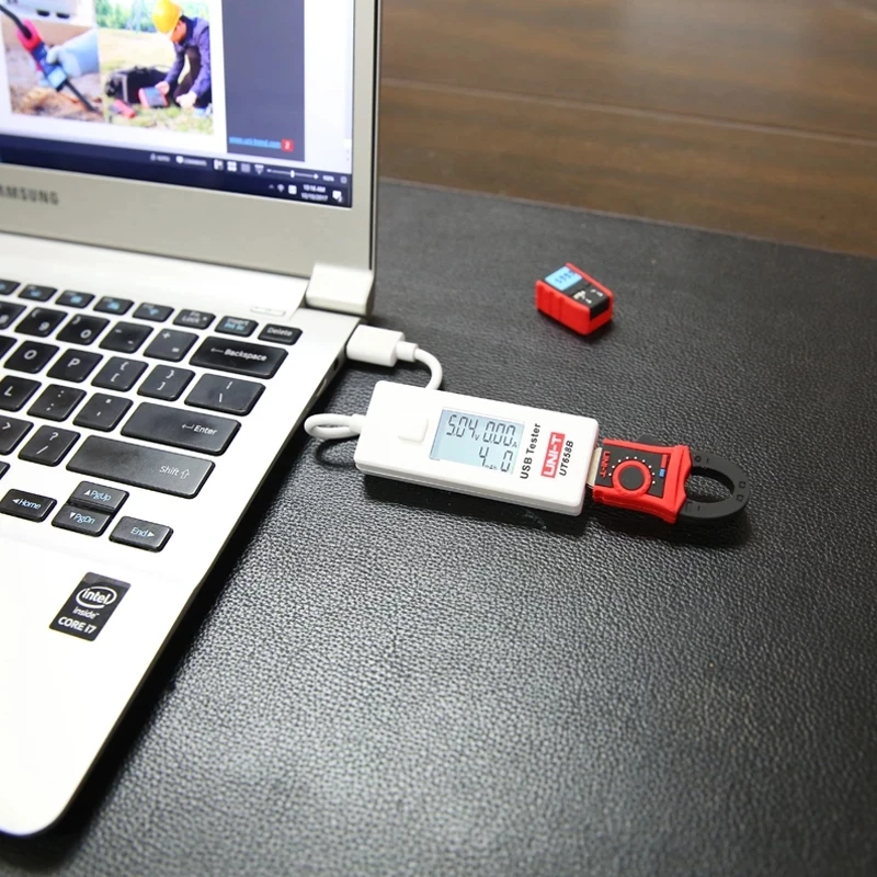 UNI T UT658B USB-тестер для зарядки телефона, компьютера, напряжение, ток, энергия, монитор, ЖК-дисплей, подсветка