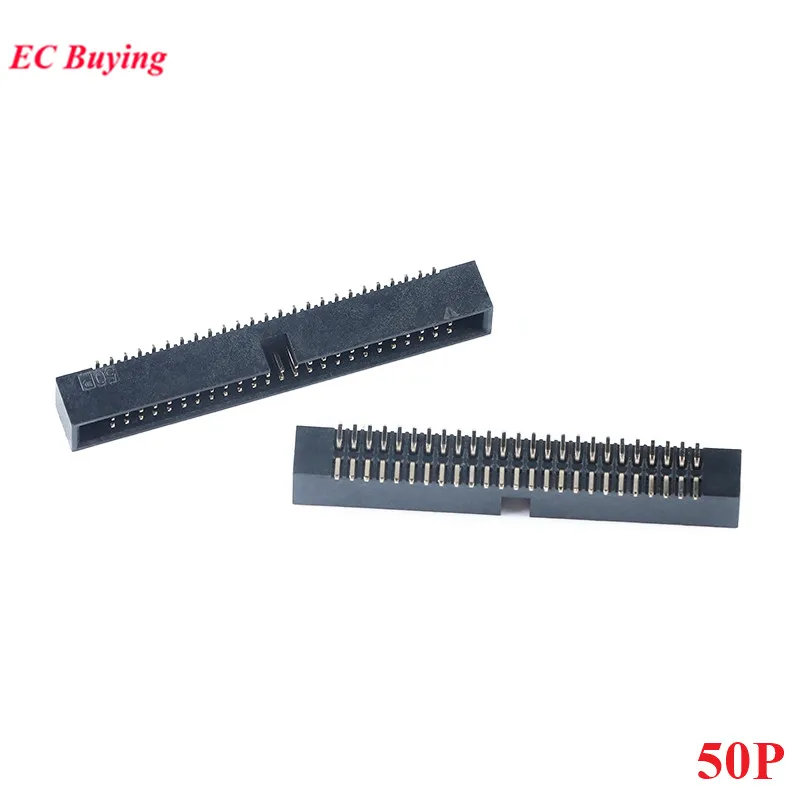 10 sztuk DC3 1.27mm Pitch DC3-6/8/10/12/14/16/20/24/26/30/34/40/50P Pin gniazdo IDC złącze dwurzędowe SMD Pin mężczyzna nagłówek — zdjęcie 5