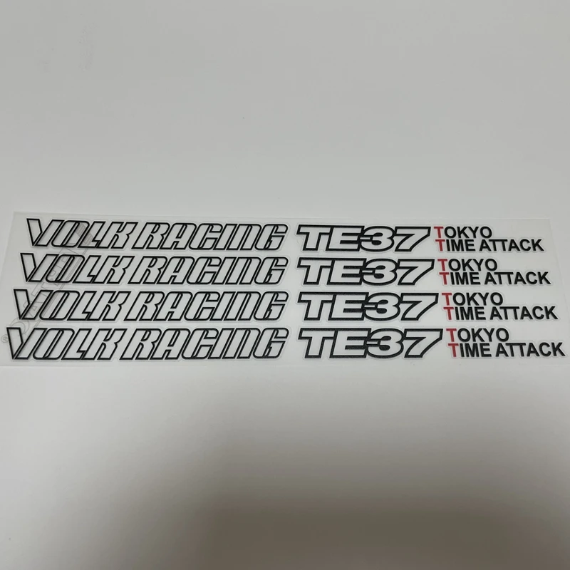 Wholesale car styling rim sticker RAYS VOLK TE37 CE28 RACING WORK ADVAN ENKEI SSR WEDSSPORT PVC decoration tire wheel sticker wa