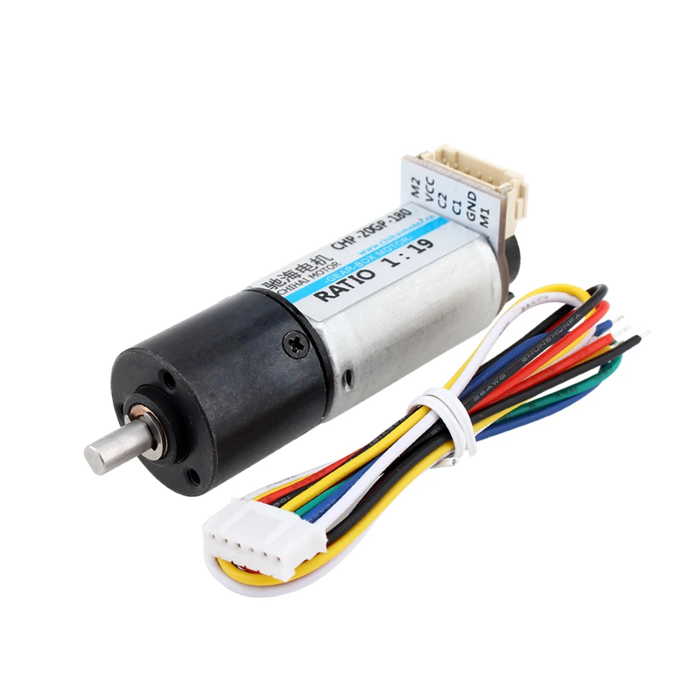 20MM 20GP-180ABHL Carbon Brush Precision High Torque Mini Encoder Motor Good For Robot Intelligent Balance Model Car