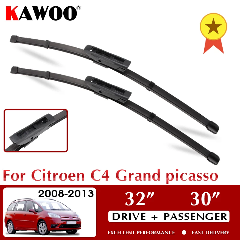 

Wiper Car Wiper Blades For Citroen C4 Grand picasso 2008-2013 Windshield Windscreen Front Window Accessories 32"+30" LHD RHD