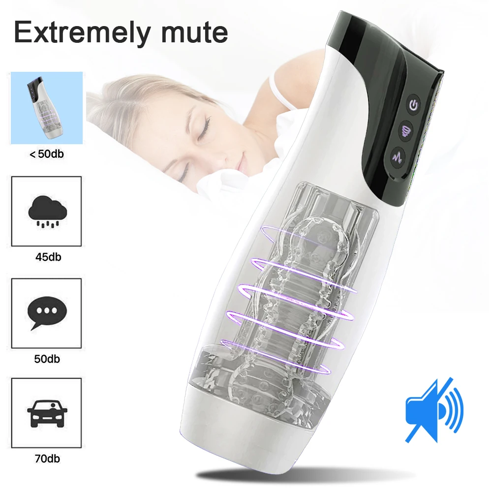 Automatic Male Masturbator Blowjob Vagina Masturbation Cup Pussy Sex Toys for Men Adult Goods for Men Sucking Machine Mastubator