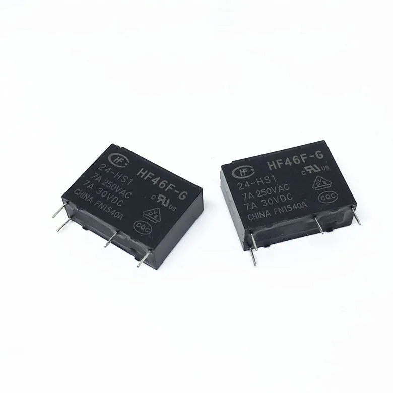 

20PCS 100%New Relay HF46F-G-5-HS1 HF46F-G-12-HS1 HF46F-G-24-HS1 HF46F G 12 HS1 HF46F-G-12-HS1T HF46F-G-24-HS1T 4PIN 5V 12V