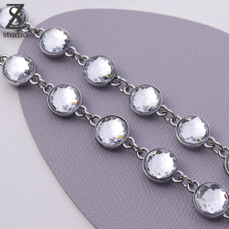 Hoogwaardige Rhinestone Chain Pack Riem Vervangt Geplooide Pack Schoudergordel Cross-Slung Oksel Parel Ketting Accessoires