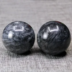 40MM Small Lady Fitness Balls palla da massaggio per la salute Rraining Jade feel Solid Natural Stone Child Finger Baoding-Ball