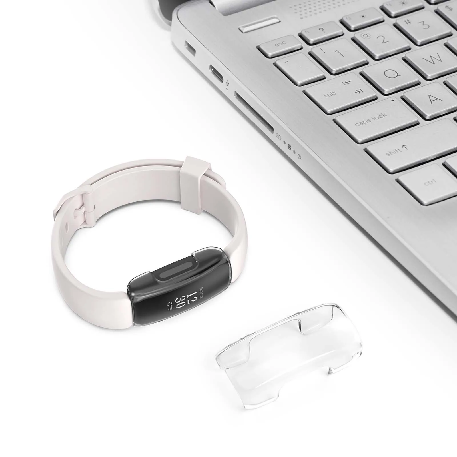 PC Screen Protector For Fitbit Inspire 2 Screen Protector Cover For Fitbit Inspire2 All-Around Durable Bumper Watch Frame Shell