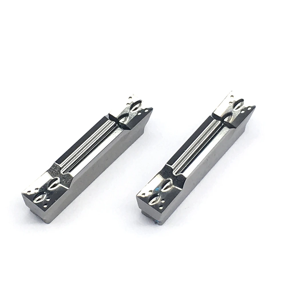 MGMN400 M H01-Herramienta de torno CNC de procesamiento de aluminio, inserto de carburo de aluminio de ranurado de 4mm, 10 piezas de torneado, para soporte MGEHR
