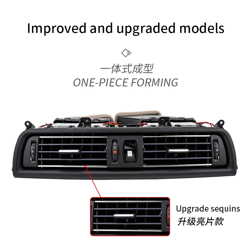 Suitable for BMW 10-16 models 5 series F10 F11 air conditioning air outlet central control air outlet panel assembly