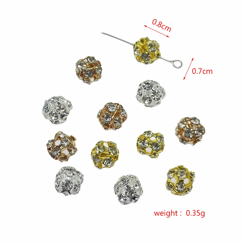 

40pcs Classic Charm 8mm Bayberry Ball Crystal Handmade Necklace Bracelet Separate Bead DIY Jewelry Accessorie Factory Wholesale