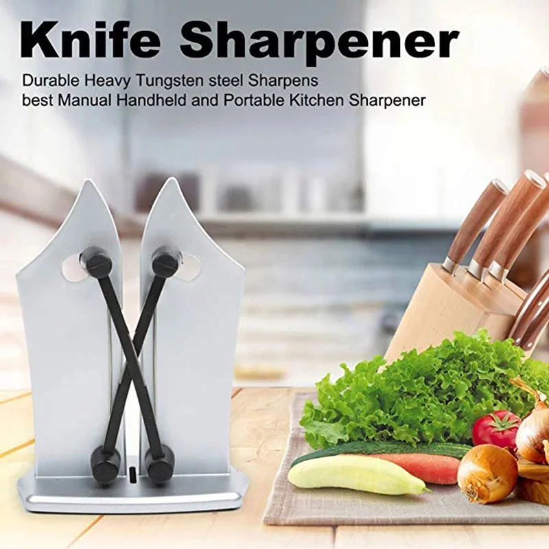 BOZZH Professional Knife Sharpener Kitchen Sharpening Stone Whetstone Tungsten Steel Diamond Knife Sharpener